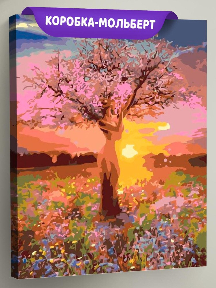 Картина по номерам «Цветущая»