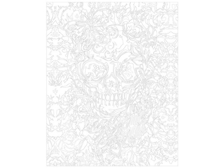 Картина по номерам «Калавера в узорах» — картинка 3