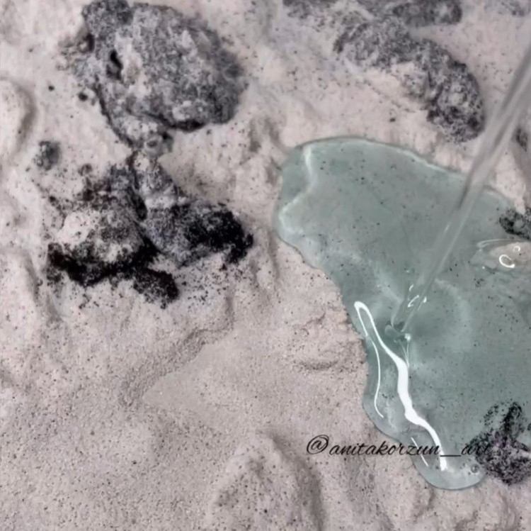 Текстурный песок Натуральный (500 г), ResinArt — картинка 7