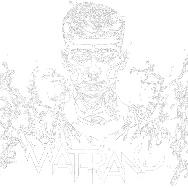 Картина по номерам «Рэпер Матранг Matrang: Алан портрет» — картинка 3