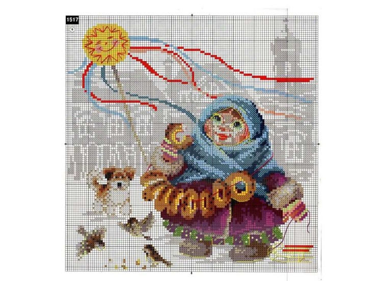 Набор для вышивания «Масленица. Бублики» — картинка 2