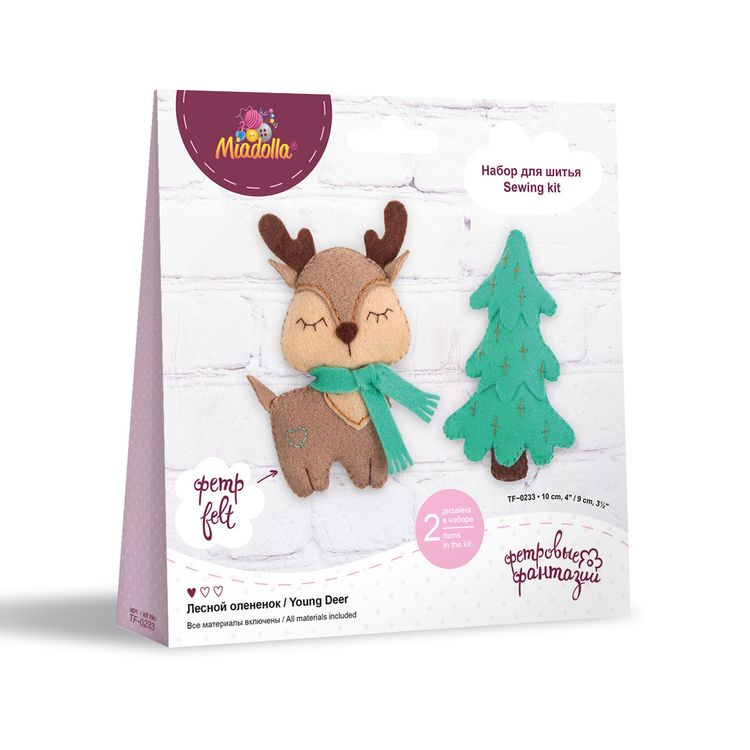Набор для шитья игрушки «Лесной олененок» — картинка 4