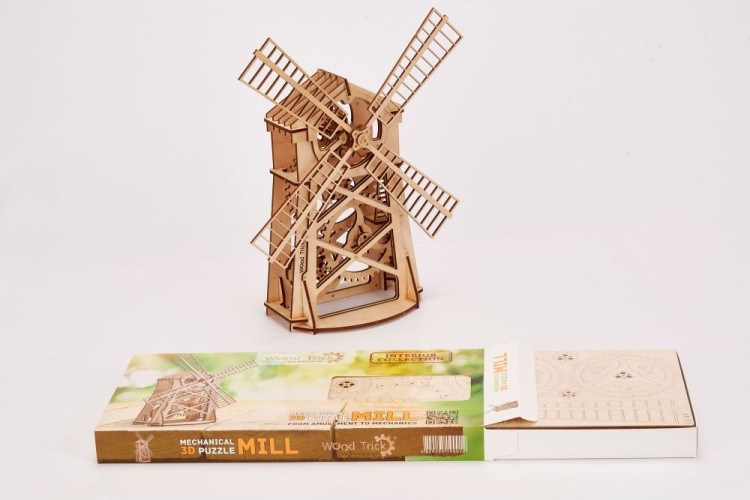 Конструктор из дерева «Мельница», Wood Trick — картинка 6