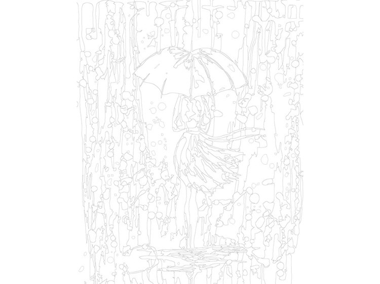 Картина по номерам «Романтичная» — картинка 3