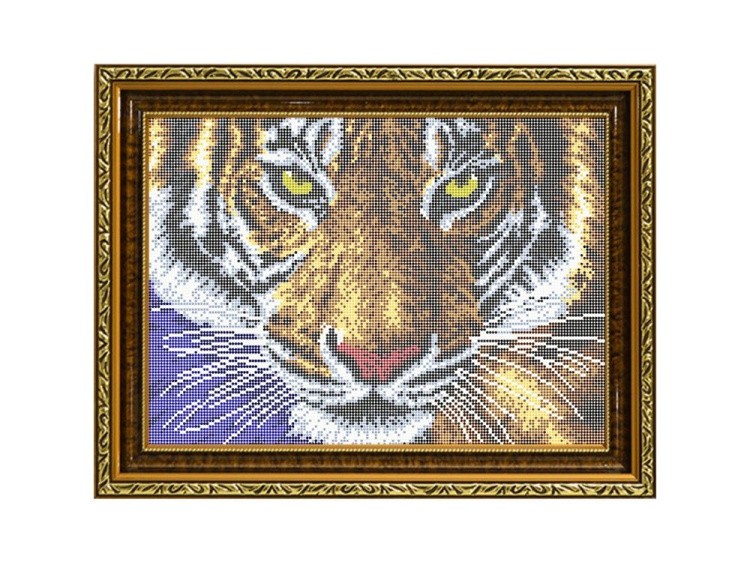 Рисунок на ткани «Взгляд тигра 2»