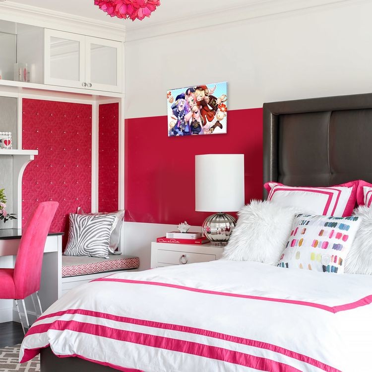 Картина по номерам «Геншин. Ци ци, Диона и Кли» — картинка 4