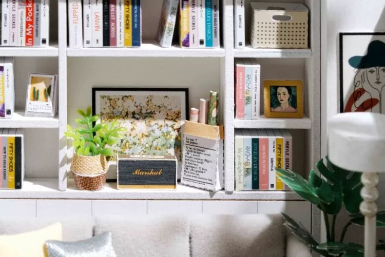 Миниатюрная сборная модель (румбокс) «Идеальная гостиная» — картинка 9