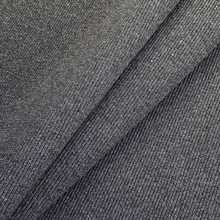 Ткань трикотаж Кашкорсе с лайкрой, 3 м x 120 см, 350 г/м², цвет: антрацит, TBY — картинка 2