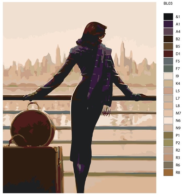 Картина по номерам «Морской вояж» — картинка 2