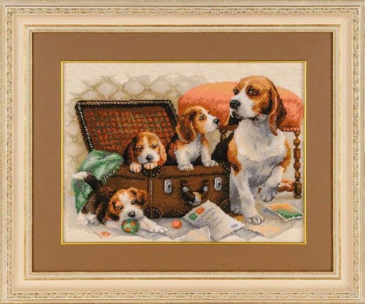 Набор для вышивания «Собачье семейство» — картинка 3