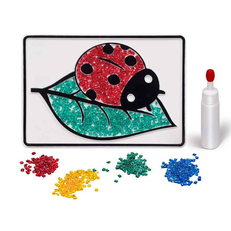 Набор для творчества «Насыпь на клей. Божья коровка» — картинка 2