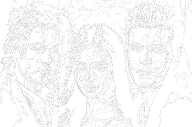 Картина по номерам «Дневники вампира: Деймон, Елена и Стефан» — картинка 3