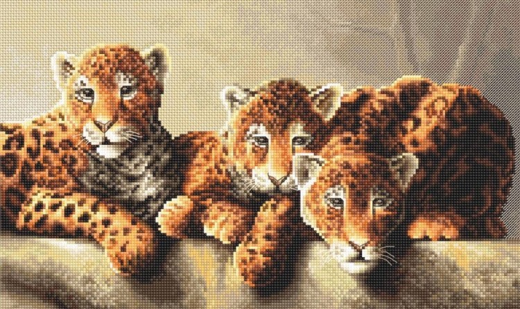 Набор для вышивания «Leopards»