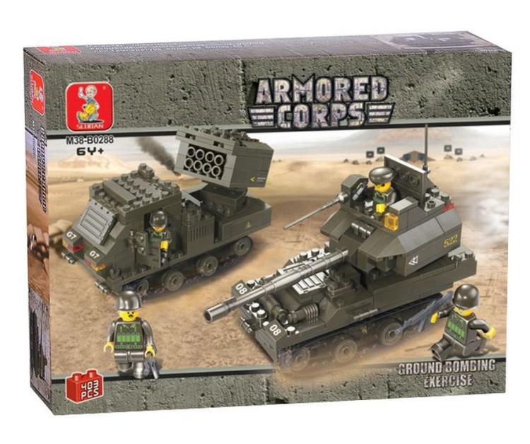Конструктор «Танковый корпус.Бронетанковая группа», 403 детали — картинка 4