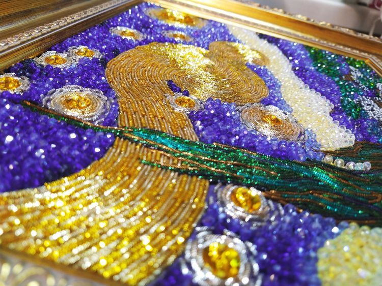 Набор вышивки хрустальными камнями «Звездная ночь Ван Гога» — картинка 9