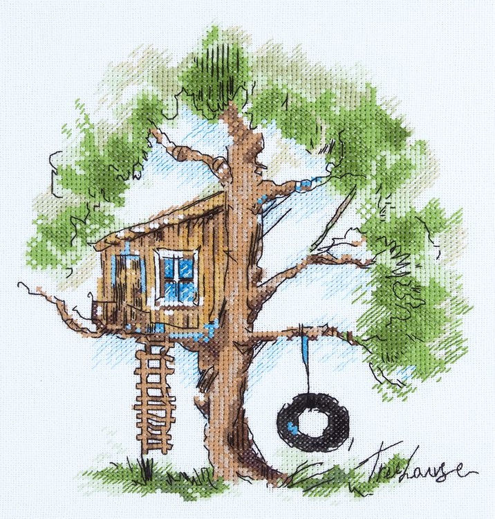 Набор для вышивания «Домик на дереве»