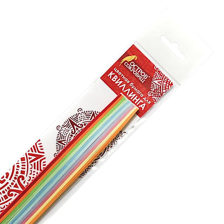 Бумага для квиллинга «Радуга», 10 цв., 200 полос, 3х300 мм — картинка 3