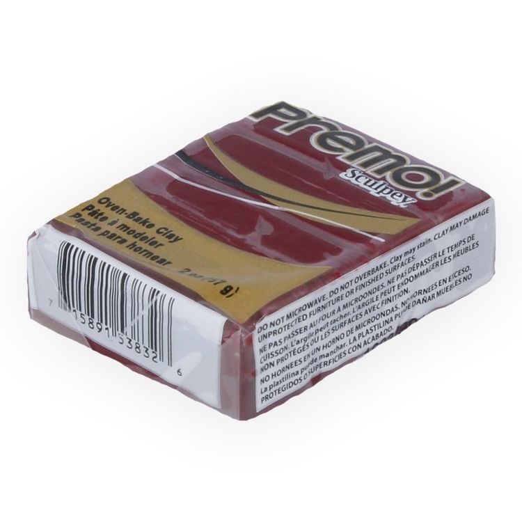 Полимерная глина Sculpey Premo, 5383 малиновый, 57 г — картинка 2