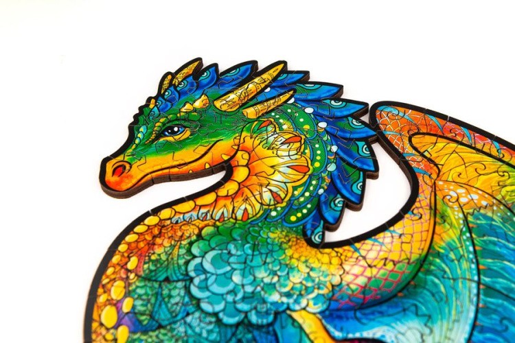 Деревянный пазл Unidragon «Оберегающий Дракон», размер King Size (А3) — картинка 3