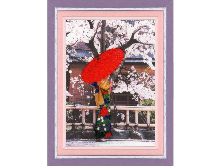 Набор вышивки бисером «Пышное цветение сакуры» — картинка 2