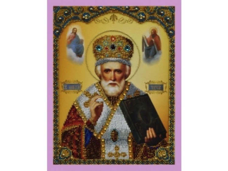 Набор для вышивания бисером «Икона святителя Николая Чудотворца»