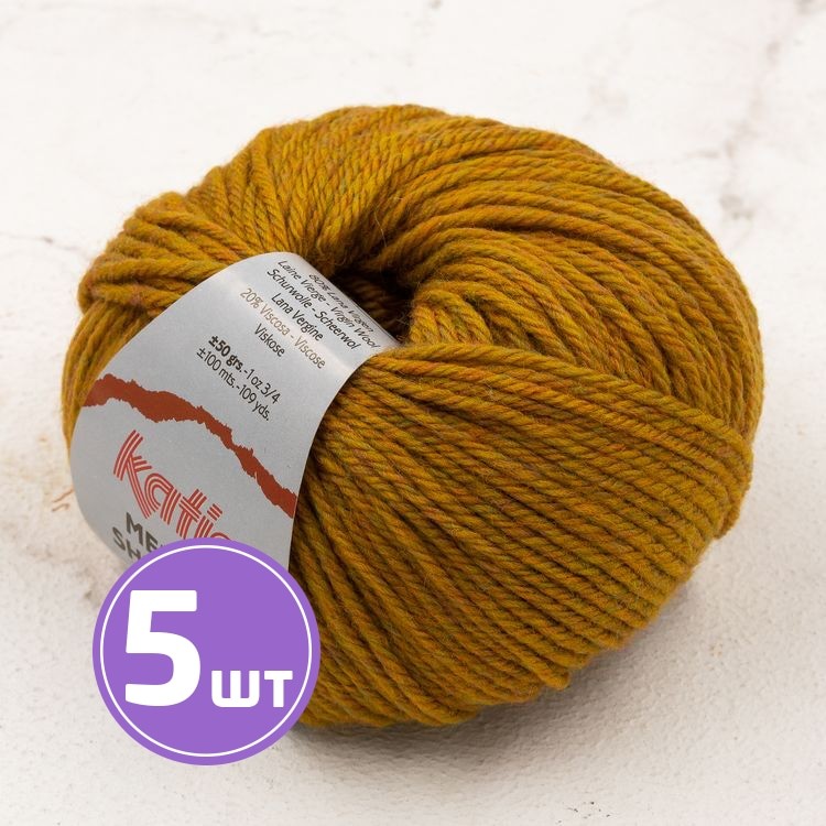 Пряжа Katia Merino Shetland (101), меланж, 5 шт. по 50 г