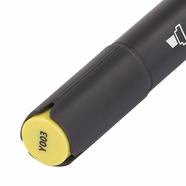 Маркер для скетчинга двусторонний 1 мм - 6 мм BRAUBERG ART CLASSIC, цвет: желтый канареечный — картинка 6