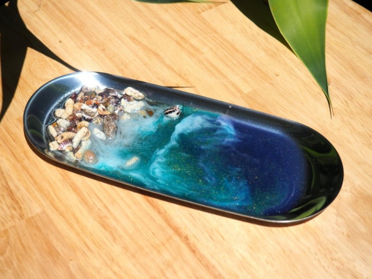 Силиконовый молд Epoxy Master блюдце овал, 20х10 см — картинка 8