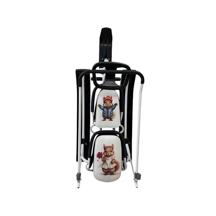 Снегокат детский 505 TWINS BABY PUSH для двоих со спинкой — картинка 5