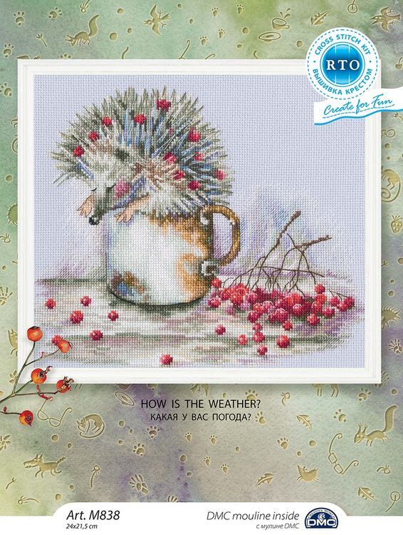 Набор для вышивания «Какая у вас погода?», РТО — картинка 4