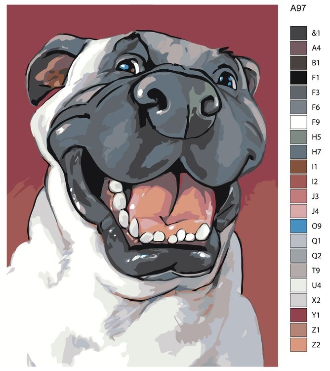 Картина по номерам «Гарольд» — картинка 2