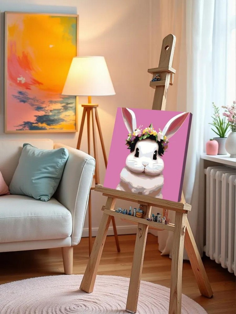 Картина по номерам «Милый кролик» — картинка 9