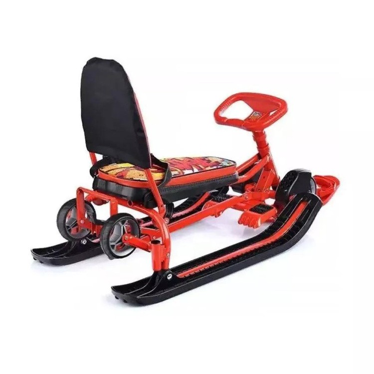 Снегокат детский со спинкой Тимка спорт 6 Граффити — картинка 13