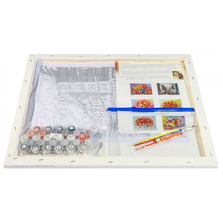 Картина по номерам «Париж» — картинка 3