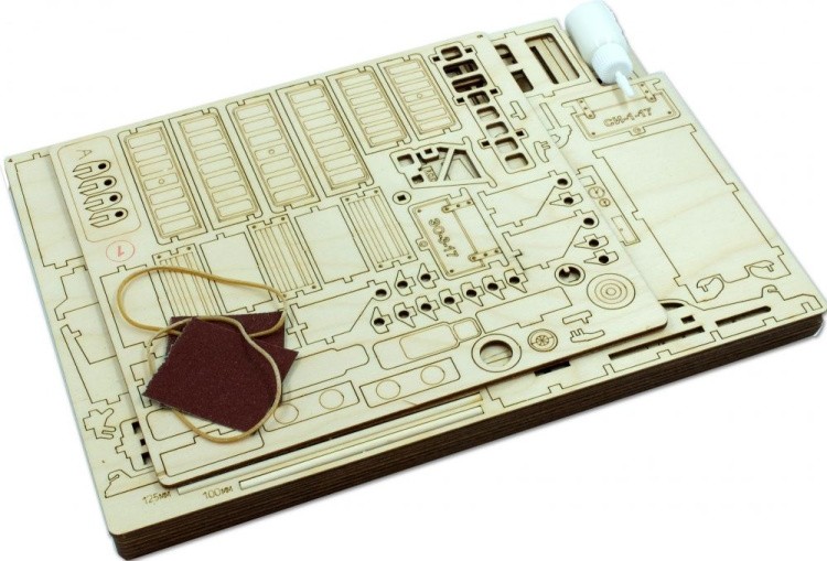 Конструктор из дерева «Грузовик Полуторка Фургон», Армия России — картинка 5