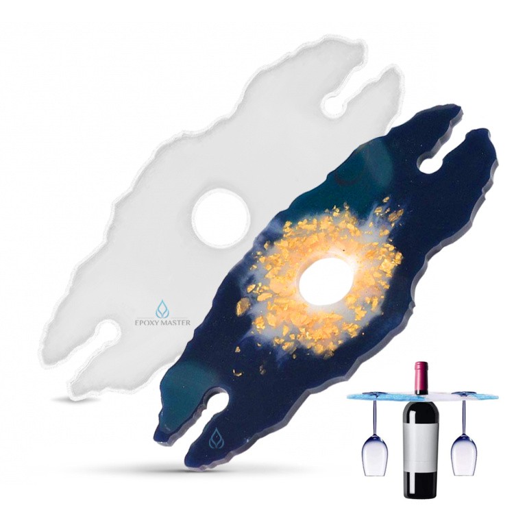 Силиконовый молд - Держатель для бокалов, 25х10 см — картинка 2