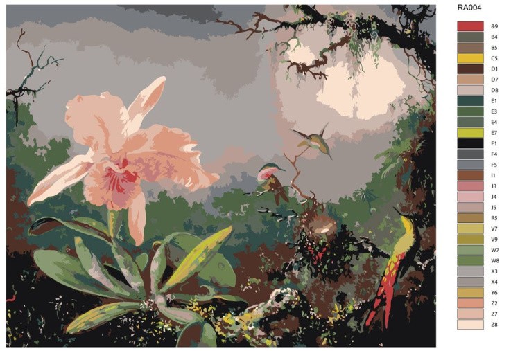 Картина по номерам «Закатный цвет» — картинка 2