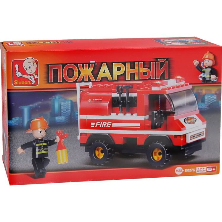 Конструктор «Пожарные.Маленькая пожарная машина», 133 детали — картинка 2
