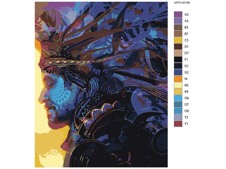 Картина по номерам «Ночь...» — картинка 2