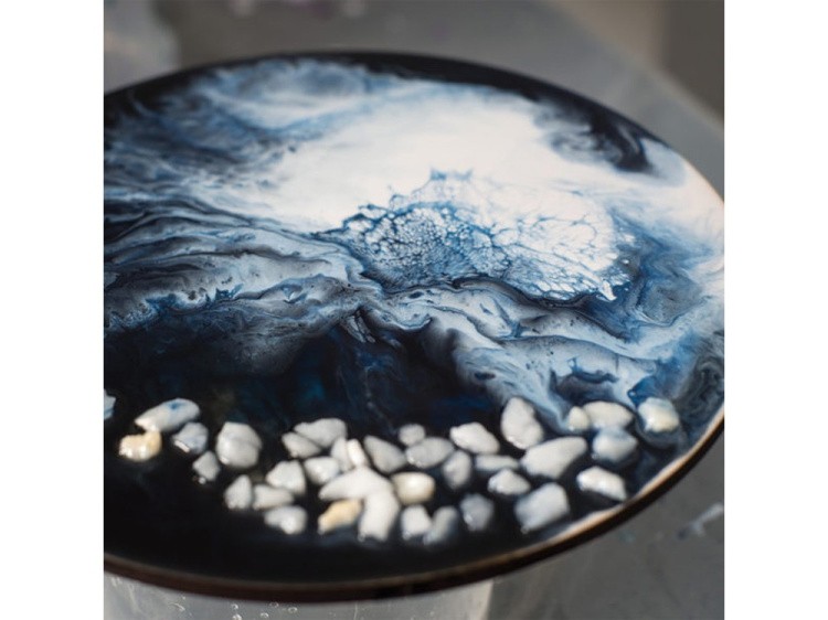 Краситель для эпоксидной смолы серый 10 мл, ResinArt — картинка 2