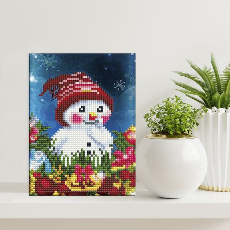 Алмазная вышивка «Снеговичок» — картинка 5