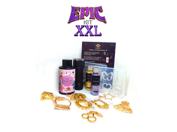 Набор для творчества Epic Kit XXL 100 мл, в подарочной коробке, Resin Pro