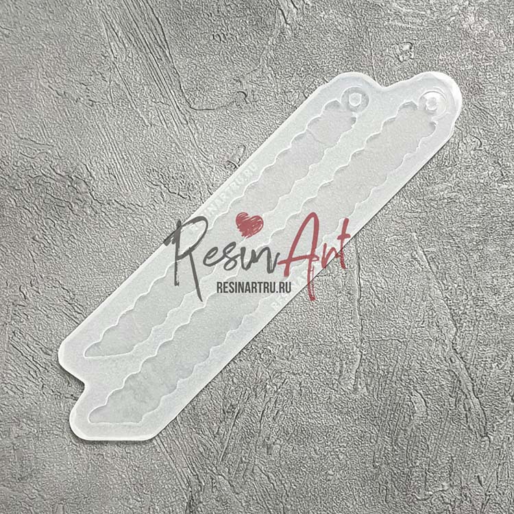 Елочная игрушка Серпантин №2 - Силиконовый молд, ResinArt — картинка 2