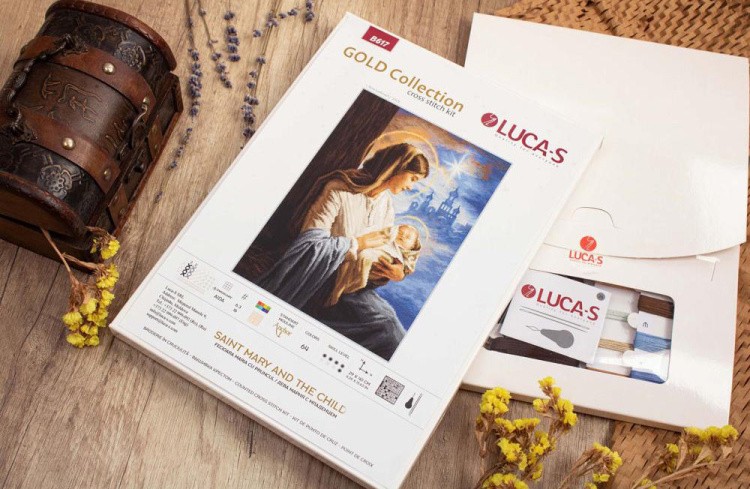 Набор для вышивания «Дева Мария с Младенцем» — картинка 3