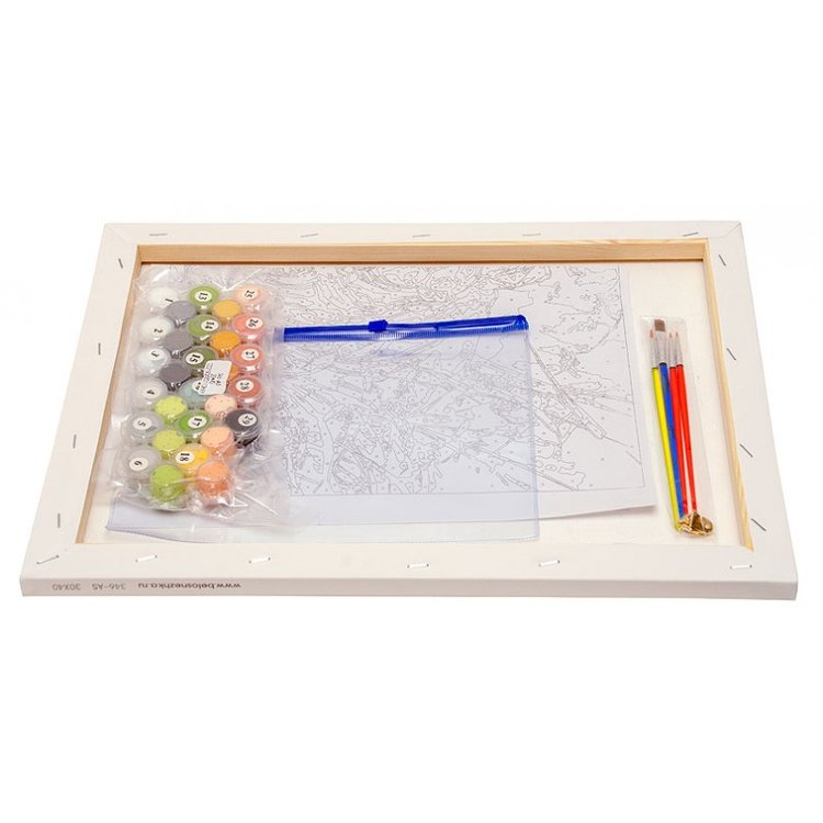 Картина по номерам «Гордая мамаша» — картинка 3