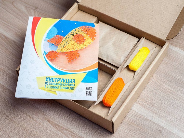 Набор для творчества STRING ART «Ракета» — картинка 3