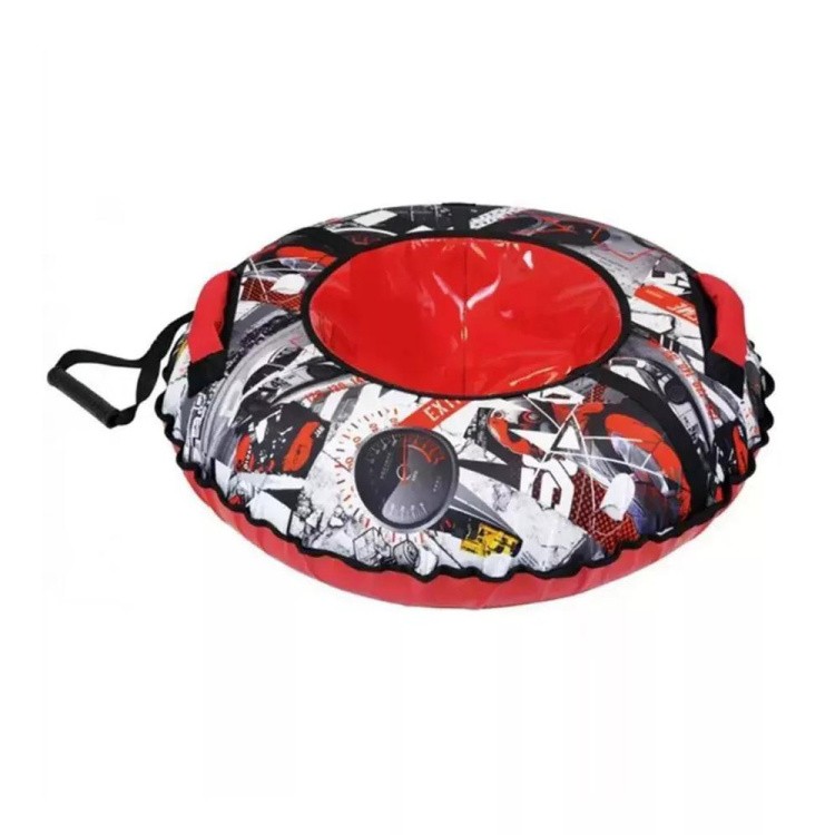 Детская зимняя ватрушка тюбинг для катания 110 см — картинка 4