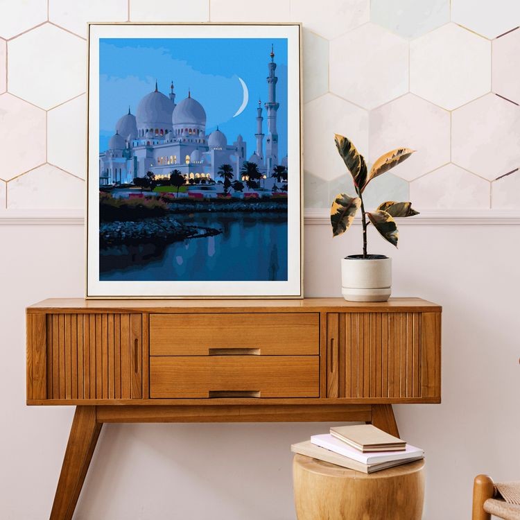 Картина по номерам «Мечеть шейха Зайда» — картинка 4