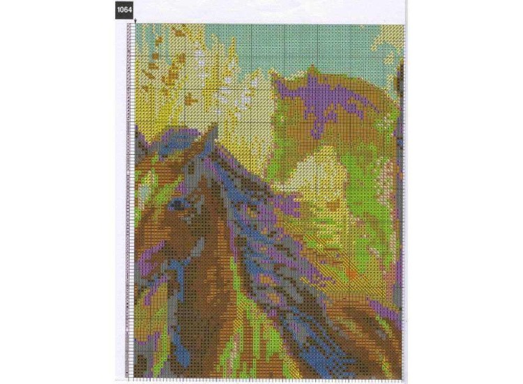 Набор для вышивания «Табун лошадей» — картинка 4