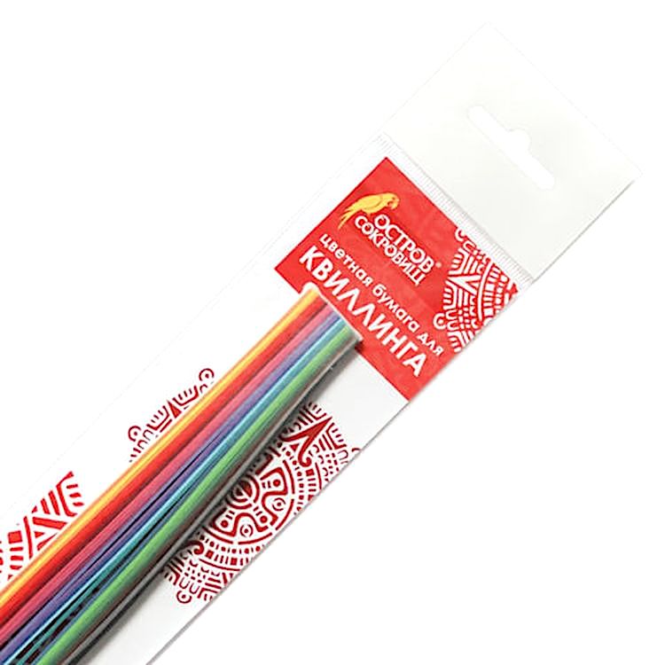 Бумага для квиллинга «Цветная глазурь», 24 цв., 120 полос, 7х300 мм — картинка 3
